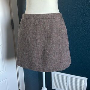 H&M | Herringbone Wool Skirt